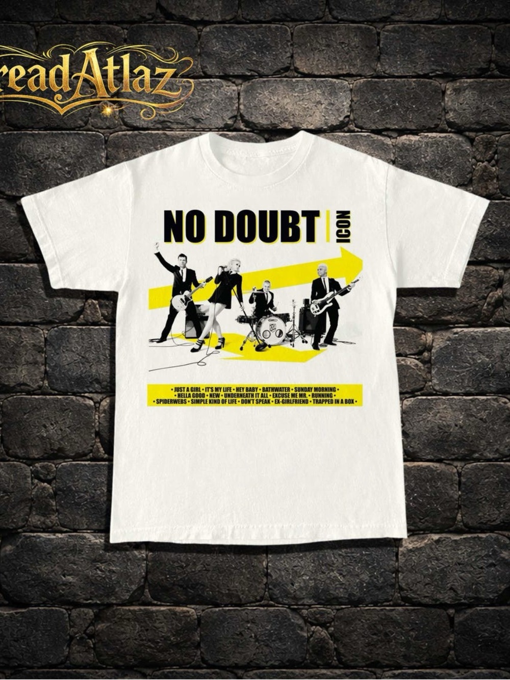 No Doubt Push and Shove Band T-Shirt Gwen Stefani Rock Music Tee